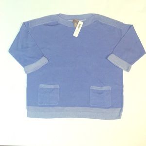 Riley Boat Neck 3Qtr PULLOVER FASHION FRENCH CADET